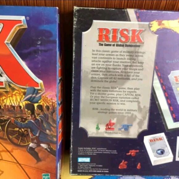 1993 Risk Board Game by Parker Brothers Missing Rule Book Very Good Condition - Picture 9 of 10